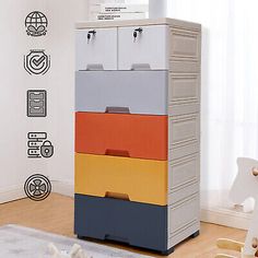 an image of a toy storage unit in the living room