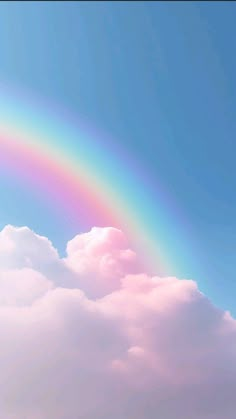 Rainbow Clouds Wallpaper, Rainbow Iphone Wallpaper, Feng Shui Wallpaper, Heavenly Aesthetic, Iphone Wallpaper Gradient, Fluttershy Rainbow Dash, Instagram Backgrounds, Wallpaper Gradient, Rainbow And Clouds