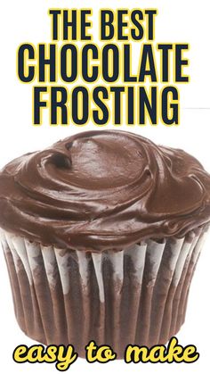 the best chocolate frosting is easy to make