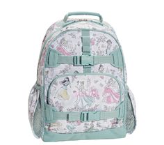 Mackenzie Blue Disney Princess Heritage Backpacks | Pottery Barn Kids Pottery Barn Kids Backpack, Princess Backpack, Kids Backpack, Small Notebook, Insulated Lunch Box, Heritage Backpack, Classic Kids, Small Backpack, Large Backpack