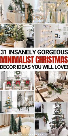 christmas decor ideas Christmas Tree Hacks, Minimalist Christmas Decor Ideas, Glamorous Christmas Tree, Minimalist Christmas Decor, Christmas Vignettes, Neutral Christmas Decor, Modern Christmas Decor, Unique Christmas Decorations, Easy Christmas Decorations