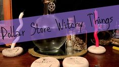 Witchy Dollar Tree Diy, Budget Witch Tips, Witchy Things At Dollar Tree, Walmart Witchcraft Supplies, Witch Shop