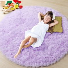 PRICES MAY VARY. [Ultra Soft Touch]: ONASAR round rug ensures a comfortable feel with the upgraded thicker backing and plush fibers.The area rug is super soft and artistic, just like stepping on a cloud and warming up your kids and family. It's perfect for Kids Nursery Room,Girls Boys Bedroom, Princess Room and Playrooms to create a cozy and comfortable feel [Kawaii Room Decor]: The soft fluffy rug is the ideal gift choice for children, allowing them to play happily on the carpet.Add a splash of Bedroom Princess, Circle Rugs, Shaggy Carpet, Room Cute, Living Room Playroom, Soft Bedroom, Mermaid Nursery, Room Girls, Princess Room