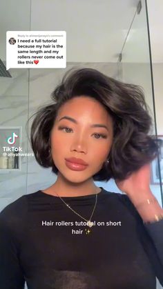 Short Hair Blowout, Pixies Haircut, Natural Hair Bob, Pressed Natural Hair, Silk Press Natural Hair, Hair With Layers, How To Curl Short Hair, Short Sassy Hair, Blowout Hair