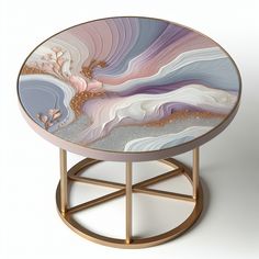 Admire the elegant blend of pastel lavenders & blush pinks in this sophisticated resin art table. Envision the calming beach tides through its abstract patterns accentuated by hints of gold. Perfectly suits any contemporary home decor theme.
#ResinArt #HomeDecor #ContemporaryFurniture #AbstractArt #ArtTable #SophisticatedStyle Pink Resin Furniture, Pink Resin Art, Diy Resin Coffee Table, Resin Art Purple, Resin Geode Art Pink, Resin Geode Coasters Pink, Stylish Coffee Table, Geode Art