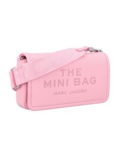 The leather mini bag by Marc Jacobs.Featuring:Full grain leatherCrossbody designMagnetic closureFront embossed logoRemovable and adjustable web strapOne main compartmentInner slip pocket8 card slotsHeight: 11cm Width: 22cm Depth: 5cmGender: WOMENMaterial: 100% COW LEATHERColor: RIBBON PINKMade in: VNProduct ID: 24A2S4SMN080S02#669*Import tax/duty will be calculated at checkout (If applicable) Pink Marc Jacobs Bag, Marc Jacobs Crossbody Bag, Pink Shoulder Bags, Leather Mini Bag, Stella Mccartney Bag, Dion Lee, Mini Crossbody Bag, Sergio Rossi, Mini Crossbody