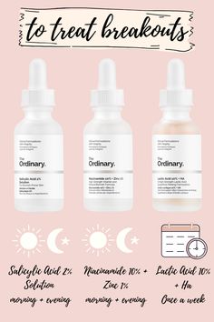 Ordinary Acne Routine, Best Acne Products, The Ordinary Skincare, Clear Skin Tips, Moisturizer For Oily Skin