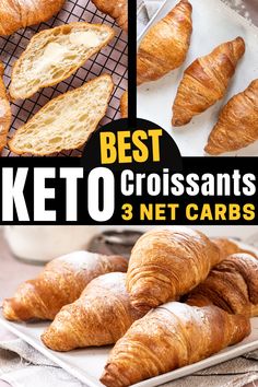 the best keto croissants for 3 net carbs are on display