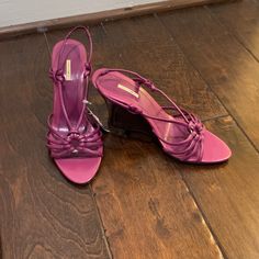 Max Studio Wedge Sandals. Nwt. Size 7. Max Studio, Womens Shoes Wedges, Color Purple, Wedge Sandals, Fashion Inspo, Wedges, Size 7, Women Shoes, Sandals