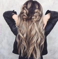 for more like this follow @hopeelietz Edgy Updo, Five Minute Hairstyles, Long Blonde, Fancy Hairstyles, Trendy Hairstyles, Prom Hair