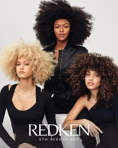 Aliana King Featured In Redken Ad Campaign - Bernews Black Hair Campaign Photography, Hair Campaign Photoshoot, Curly Hair Campaign, Hair Campaign Ideas, Hair Product Campaign, Hair Campaign Photography, Growth Photoshoot, Curly Hair Editorial, Natural Hair Photoshoot