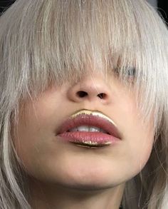 Metallic Lips, Ombre Lips, Alternative Makeup, Kesha, Pretty Makeup, Creative Makeup