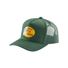 Your young outdoor enthusiast will love our Bass Pro Shops Logo Mesh Cap for Kids. A bold logo on the front and breathable mesh back make it an instant favorite. Imported. BPS logo on front Twill front with mesh back Adjustable closure Pro Bass Hat, Green Mesh Trucker Snapback Hat, Green Mesh Snapback Baseball Cap, Green Mesh Trucker Hat Baseball Cap, Green Mesh Trucker Hat, Green Snapback Hat With Logo Patch For Outdoor, Green Mesh Hat For Outdoor, Green Mesh Outdoor Hat, Mesh Trucker Hat With Flat Bill For Outdoor Activities