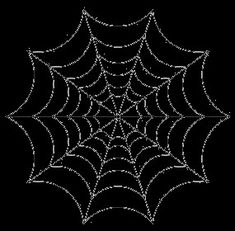 some type of spider web on a black background with white lettering that says, share add save