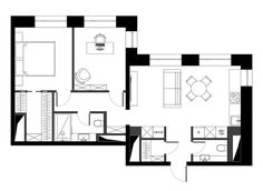 the floor plan of a two bedroom apartment