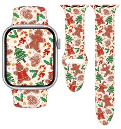 PRICES MAY VARY. 【Christmas Cheer】 Embrace the festive season with the TOXXU Christmas Printed Silicone Watch Band! Compatible with Watch 42-45mm width and compatible with Watch Series 10/9 8/7/6/5/4/3/2/1/SE/Ultra. If you accidentally purchase the wrong size, no worries! Contact us, and we'll promptly replace it with the correct one. 【Charming Christmas Patterns】 Immerse yourself in the enchanting charm of Christmas pattern designs. Step away from the ordinary and stand out with our eye-catchin Christmas Watches, Face Pictures, Charming Christmas, Christmas Patterns, Silicone Watch Band, Funny Xmas, Fitness Watch, Wearable Technology, Watch Faces