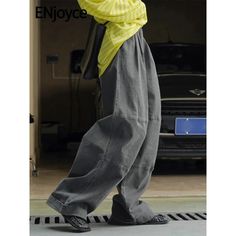 Just found this amazing item on AliExpress. Check it out! $46.95  50％ Off | 2024 Spring Women Retro Washed and Patchwork Wide Leg Cargo Pants Y2K Streetwear Korean Fashion Loose High Waist Long Trousers Wide Leg Cargo Pants, Pants Y2k, Long Trousers, Spring Women, Jeans Pants