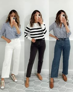 Classic Style Outfits, Casual Day Outfits, Looks Street Style, Tops Blouse, Stylish Work Outfits, Casual Work Outfits, Fall 2023, Work Outfits Women