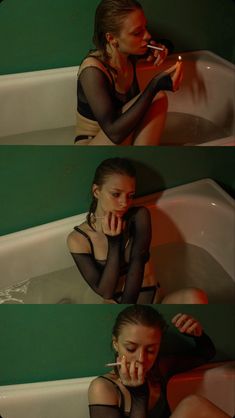 Rage Room Photoshoot, Grunge Photoshoot Ideas At Home, Grunge Photo Shoot, Alternative Photoshoot Ideas, Photoshoot Dark Aesthetic, Bathtub Photoshoot Aesthetic, Emotional Photoshoot, Grungy Photoshoot, Bathroom Photoshoot Ideas