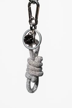 a keychain with a chain attached to it