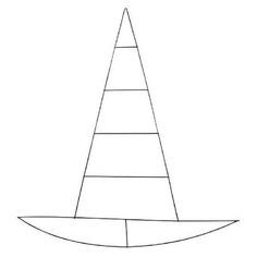 a drawing of a sailboat with the sails down and one side facing upward to the right