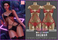 PEACH | Dagmar Lingerie | SM Sims on Patreon Sm Sims, Ts4 Patreon, Strip Club Outfit, Free Sims, Sims 4 Characters, Sims Four, Sims4 Clothes, Sims 4 Cc Packs, Best Sims