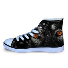 Alpha Wolf Shoes Wolf Sneakers, Wolf Shoes, Wolf Clothes, 3d Shoes, Alpha Wolf, Animal Print Design, Pack Leader, Side Design, Red Eye