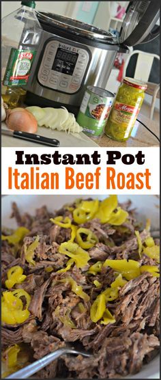 instant pot italian beef roast in the slow cooker