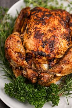 Baked Whole Chicken Recipes, Whole Roast Chicken Recipe, Whole Baked Chicken, Best Roasted Chicken, Wine Chicken, Chicken Shawarma Recipe, Chicken Tikka Masala Recipes, Oven Chicken Recipes