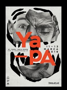 the poster for ya tapa shows two men's faces with their mouths open