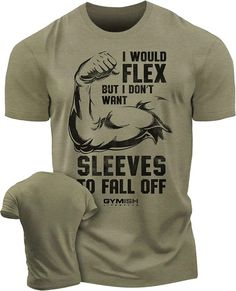 I Would Flex T-Shirt Workout T-Shirt, Funny Gym Shirts, Lifting T-Shirt, Deadlift – Gymish Short Sleeve Cotton T-shirt For Workout, Stretch Sports T-shirt With Text Print, Moisture-wicking Stretch Cotton T-shirt, Crew Neck T-shirt With Letter Print For Workout, Workout Cotton T-shirt With Screen Print, Comfortable Sports T-shirt With Graphic Print, Cotton Muscle Tee With Screen Print, Sports T-shirt With Text Print And Crew Neck, Sports Crew Neck T-shirt With Text Print