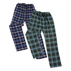 These Soft And Comfy Flannel Pajama Pants Are Perfect For Lounging Around The House. Set Includes Two Pairs Of Men's Plaid Lounge Pants One Green And One Blue, Each With A Comfortable Drawstring Waist. Machine Wash. 100% Cotton; Imported. Inseam Is 31"L. Available In M(32-34), L(36-38), Xl(40-42), Or Xxl(44-46). Mens Flannel Pajamas, Buffalo Plaid Pajamas, Cotton Pajama Pants, Fleece Pajama Pants, Plaid Pajama Pants, Flannel Pajama Pants, Collections Etc, Plaid Pajamas, Fleece Pajamas