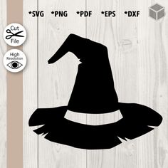 witch hat svg cut file