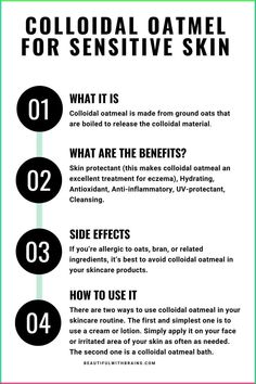 Heard about colloidal oatmeal's magical properties for eczema and sensitive skin? Delve into this article to discover why dermatologists consider it their best-kept secret for soothing irritations. Click through to explore how it can transform your skincare routine.
Uncover why colloidal oatmeal is a game-changer for sensitive skin care.
About: skincare ingredients, eczema relief Natural Makeup Remover Diy, Best Drugstore Sunscreen, Diy Natural Makeup, Face Scrubs, Natural Makeup Remover, Soothe Sunburn, Toxic Skincare, Colloidal Oatmeal, Makeup Remover Wipes