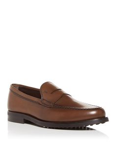 Tod's Men's Mocassino Slip On Penny Loafers Men - Bloomingdale's Cocoa