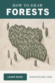 the cover of how to draw forests