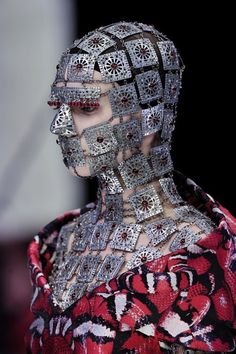 Alexander McQueen’s best beauty looks | Dazed Horn Of Plenty, Runway Details, Weird Fashion, Runway Pictures, Yohji Yamamoto