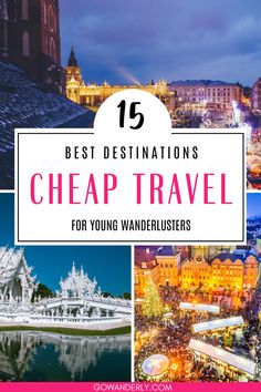 Discover 15 affordable travel destinations perfect for young adventurers in their 20s. Travel In Your 20s, Cheapest Places To Travel, Beautiful Countries, Your 20s