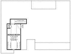 the second floor plan for this home