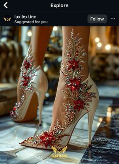 Jeweled Shoes, Bling Shoes