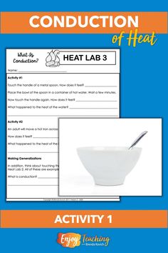 an activity book with instructions for conduct and conduct in the lab, including heat lab 3