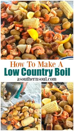 how to make a low country boil