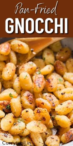 pan fried gnocchi Grilled Gnocchi Recipes, Garlic Butter Gnocchi Recipes, Gnocchi From Mashed Potatoes, Fried Potato Gnocchi, Potato Gnocchi Recipes Dinners Meals, Homemade Potato Garlic Gnocchi, How To Cook Potato Gnocchi, What To Make With Potato Gnocchi, Gnocci Side Dishes