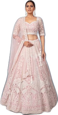 Pink Hand Embellished Organza Anarkali Set, Elegant Diwali Lehenga With Pearl Embroidery, Elegant Lehenga With Pearl Embroidery For Diwali, Elegant Pearl Embroidered Lehenga For Diwali, Elegant Pink Traditional Wear With Intricate Embroidery, Elegant Semi-stitched Lehenga With Pearl Embroidery, Elegant Pink Gown With Intricate Embroidery, Pink Hand Embellished Anarkali Traditional Wear, Hand Embellished Pink Anarkali Traditional Wear