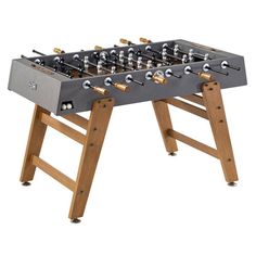 an image of a foosball table on a white background