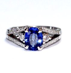 Oval Cut Diamond Engagement Ring, Oval Cut Diamond, Blue Sapphire Rings, Color Ring, Jewelry Designs, Oval Cut, Ring Designs