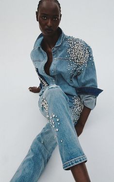 Looks Jeans, Denim On Denim, Fashion Streetwear, Mode Inspiration