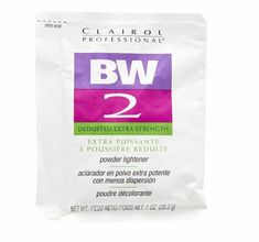 CLAIROL Professional BW2 Dedusted Extra Strength powder lightener Product Description: Hair Bleach 1oz   Directions: Pour contents into a non-metallic glass or plastic bowl. Mix with one of the following Clairol Professional developers. Stir into a rich, creamy consistency. Check development regularly, until you achieve desired level of decolorization. Shipping and Handling We usually ship the same day the order is placed as long as it is before 2:00PM (PDT).As your business is greatly appreciat Clairol Hair, Hair Bleach, Teasing Comb, Colour Remover, Barber Supplies, Subtle Highlights, Hair Pack, Platinum Credit Card, How To Lighten Hair