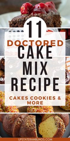 11 Doctored Cake Mix Recipe Spice Cake Mix Recipes, 11 Cake, Doctored Cake Mix Recipes, Easy Bundt Cake Recipes, Homemade Cake Mixes, Cake Mix Doctor, Box Cake Recipes, Recipes Using Cake Mix, Easy Bundt Cake