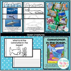 ocean activities for kids with pictures and text